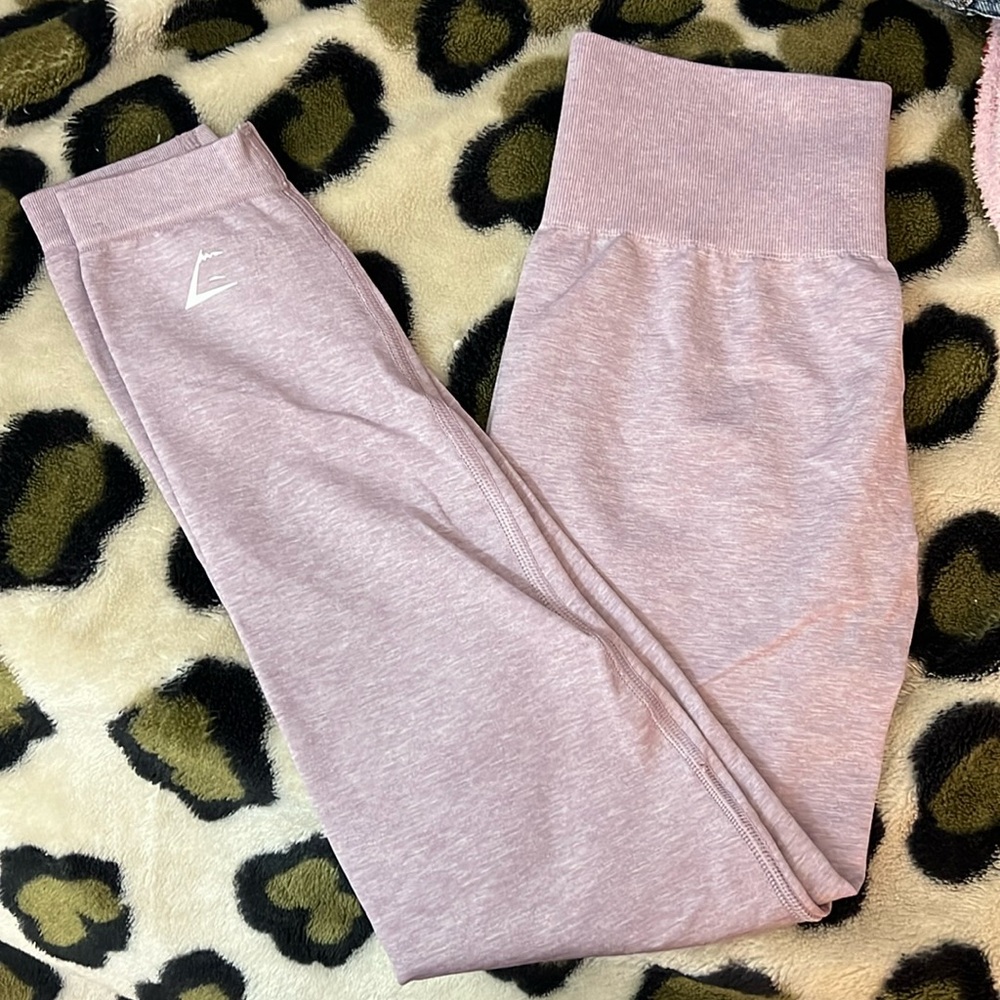 Gymshark Adapt Marl Seamless Leggings- Light Purple